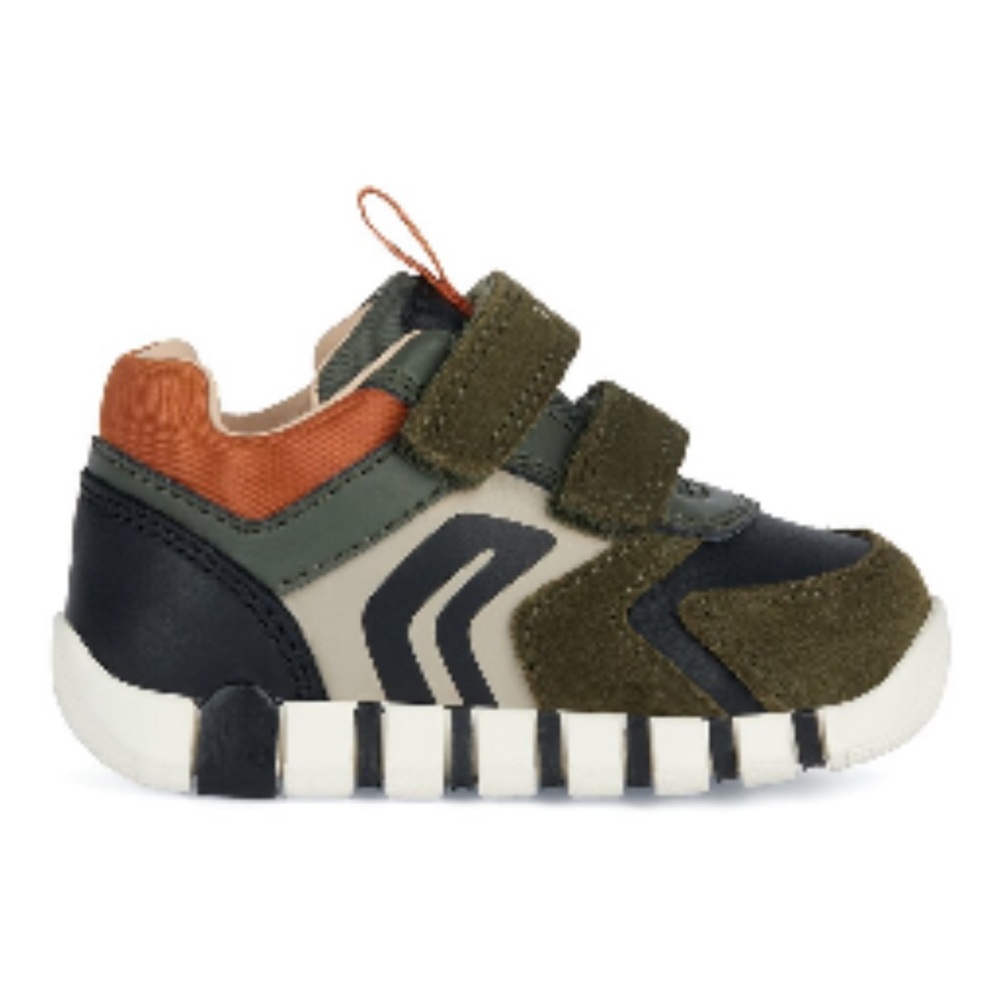 Geox - Lupidoo Suede First Steps, Size 18 (equal to 3/3.5)